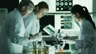 Diverse team of scientists or researchers working together | Video Footage | Shutterstock