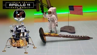 Build the Apollo 11 Lunar Module - Part 4 - Landing Gear and Astronaut PLSS and OPS
