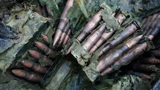 Cartridges from the swamp like new! The whole hole! WW2 Metal detecting