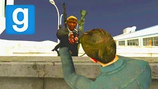 Climbing The Wall - Gmod Mexican Border RP Funny Moments