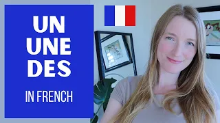 UN - UNE and DES in French | French articles | #short