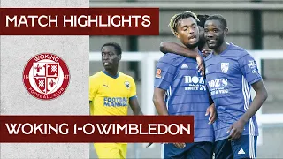 Woking 1 - 0 AFC Wimbledon | Match Highlights