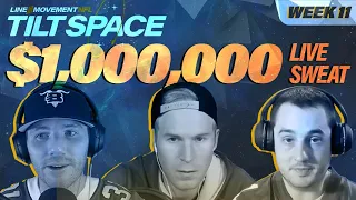 Week 11 Tilt Space-  $1MIL LIVE SWEAT w/@PeterOverzet @JoeHolka Mike Leone, Week 11 Lineup Review