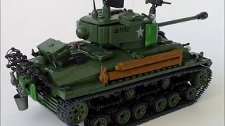 MOC Sherman M4A3E8 "FURY" COBI - Lego