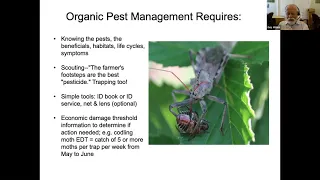 Managing Pests Organically in the Garden and Orchard