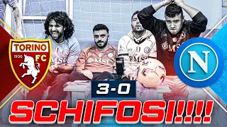 🤮 SCHIFOSI!!! TORINO 3-0 NAPOLI | LIVE REACTION NAPOLETANI HD