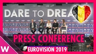 Belgium Press Conference: Eliot "Wake Up" @ Eurovision 2019 second rehearsal