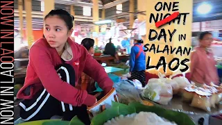 One day in Salavan Laos WET MARKETS | Now in Lao