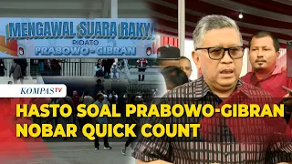 Respons Hasto soal Prabowo-Gibran Nobar Quick Count di Istora Senayan