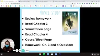 Stone Fox Chapters 3 and 4