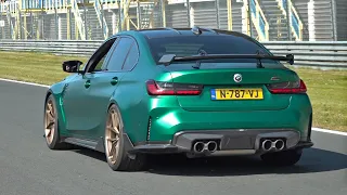 725HP BMW M3 G80 Stage 2 with Akrapovic Exhaust - Drag Racing, Revs, Accelerations!