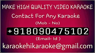 Zindagi Jab Bhi Teri Bazm Mein Karaoke Talat Aziz High Quality Video Lyrics