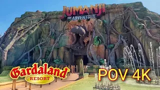 JUMANJI The Adventure - GARDALAND Resort (POV + Queue Line & Shop)