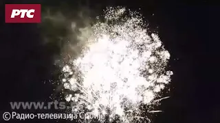 Vatromet na Novom Beogradu povodom dočeka srpske Nove godine