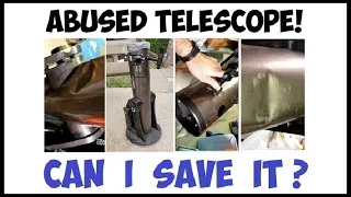 TELESCOPE is WRECKED! Can I Restore It... Using A Basketball?   (FULL VERSION) Reflactor