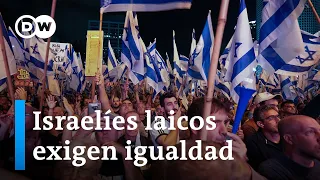 Protestas en Israel contra los privilegios de los judíos ultraortodoxos