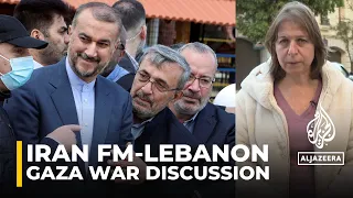 Iranian FM visits Lebanon: Israel's war & regional security dominate talks