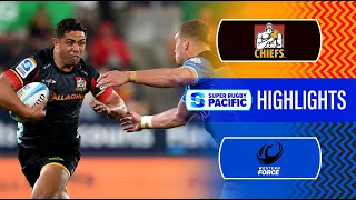 HIGHLIGHTS | CHIEFS v FORCE | Super Rugby Pacific 2024 | Round 11