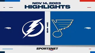 NHL Highlights | Lightning vs. Blues  - November 14, 2023