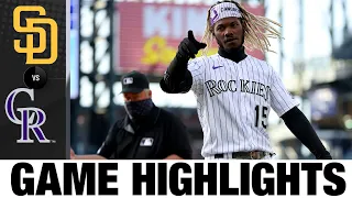 Padres vs. Rockies Game 2 Highlights (5/12/21) | MLB Highlights