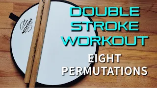 Double Stroke Roll Practice Pad Workout For Drummers | 15 STAGES | Build Speed And Vocabulary