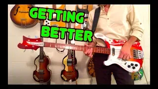 Getting Better | Bass Cover | Isolated Rickenbacker