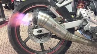 Turbo Kit (TK) Carbon GP Exhaust System - Honda CBR125R