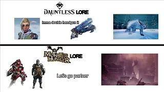 MONSTER HUNTER VS DAUNTLESS LORE