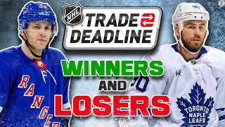 2023 NHL Trade Deadline: BIGGEST WINNERS & LOSERS [Rangers, Maple Leafs, Devils & MORE] | CBS Sports