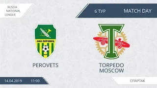 AFL19. Russia. National League. Day 6. Perovets - Torpedo Moscow