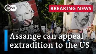 Julian Assange given permission to appeal US extradition | DW News