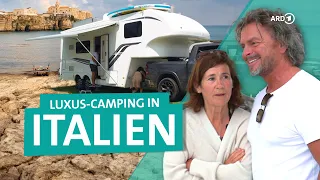 Italien: Mit großem Camper, Vespa und Hund nach Apulien | ARD Reisen