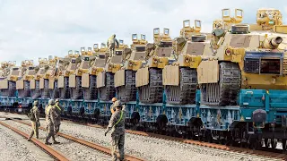 The Insane US Army Logistics Operation Moving 1000s of M1 Tanks by Rail