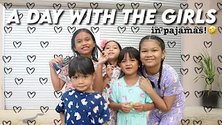 A DAY with THE GIRLS (in pajamas!!) | Vlog #12 | Nikki Sanoy