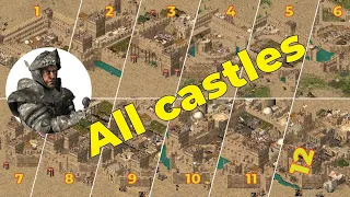 🐺🏰 All wolf castles | Stronghold crusader