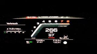 Audi A6 55 TFSI ACCELERATION 0-266 km/h & TOP SPEED 340PS | 0-100 kmh