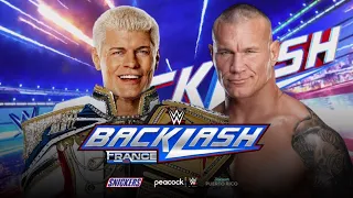 FULL MATCH - Randy Orton vs. Cody Rhodes: WWE Backlash France 2024