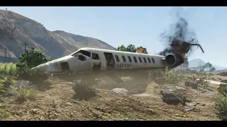 Plane Crash Mission - GTA V || #gamingcommunity #gtav #viral