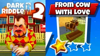 Dark Riddle 2 - Story mode [Level 6] Cow, Car and One Big Ufo - Gameplay - Walkthrough [Android]