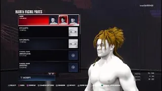 WWE 2K24 - 3 hairstyles on 1 custom wrestler tutorial ( Deleted )