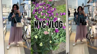 NYC SPRING SHOPPING VLOG:  Dior Dreams and Tulips Galore!