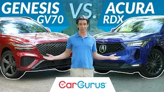 2022 Acura RDX Vs 2022 Genesis GV70 | A sport luxury showdown