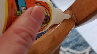 Repairing Chair With Gorilla Glue Gel (Wood to Wood)