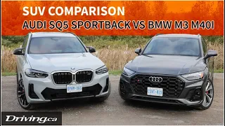 2021 Audi SQ5 vs 2022 BMW X3 M40i | SUV Comparison | Driving.ca