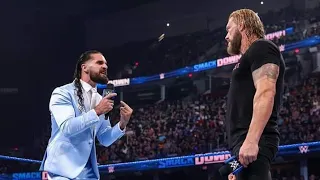 Edge attacks seth Rollins wwe smackdown July 23 , 2021