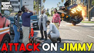 BOMB ATTACK ON JIMMY😨 | GTA 5 | Real Life Mods #320 | URDU |