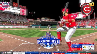 MLB The Show 23 Cincinnati Reds vs Oakland Athletics Franchise Mode #10 Gameplay PS5 60fps HD