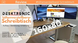 Desktronic - Schreibtisch höhenverstellbar - Review / Aufbau & Erfahrungen