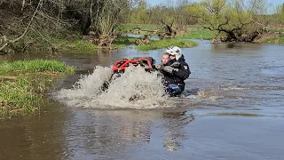 Квадроцикл Odes 1000 Mud Pro плавает!💪