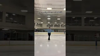 forward crossover tutorial!⛸️ #figureskating #iceskating #figureskater #iceskater #wintersports